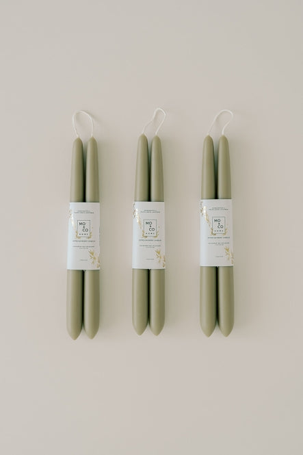 Limited Edition! Bayberry Dipped Taper Candles