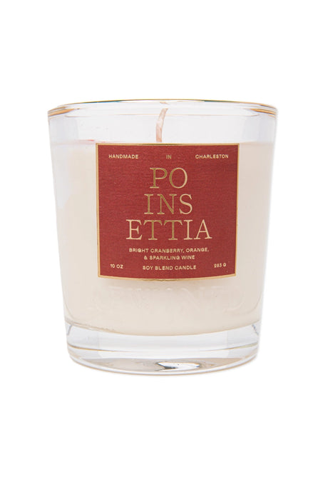 Rewined Poinsettia Holiday Candle - 10oz - Soy Wax