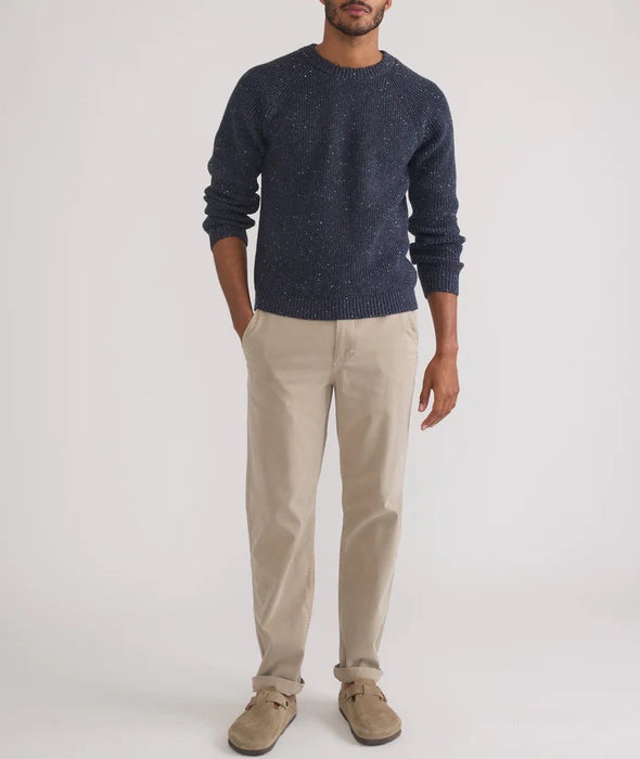 Marine Layer - Coleman Crewneck Sweater (Inverness) - Navy