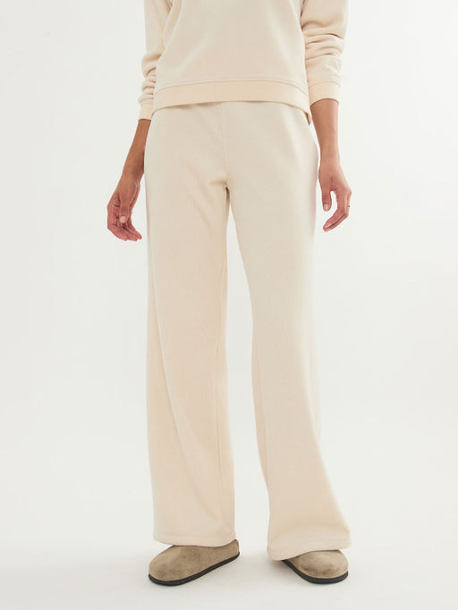 Marine Layer |  VELOUR Wide Leg  Ribbed Sweatpants