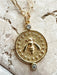 Bee Coin Necklace