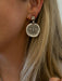 Silver Filagree Coin Earring | Loni Paul