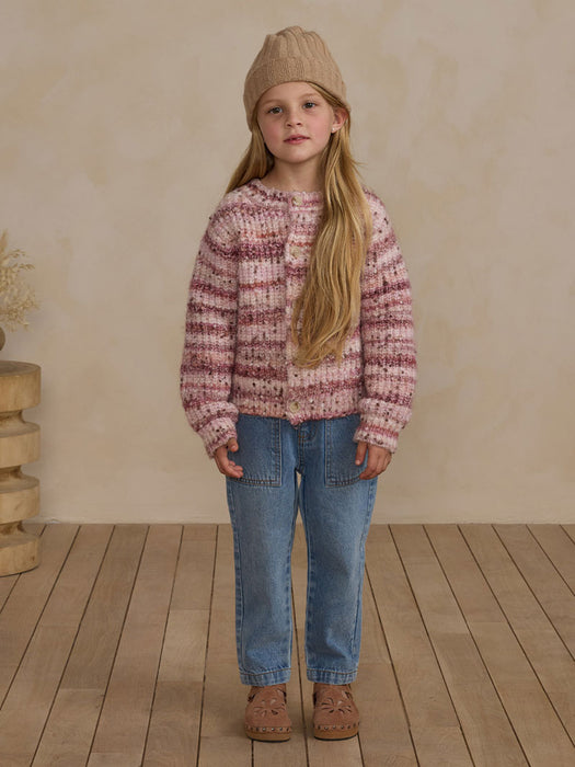 Pink Stripped Cheyenne Cardigan Sweater | Rylee and Cru