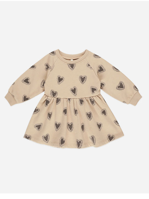 Rylee and Cru | Heart Sweatshirt Dress