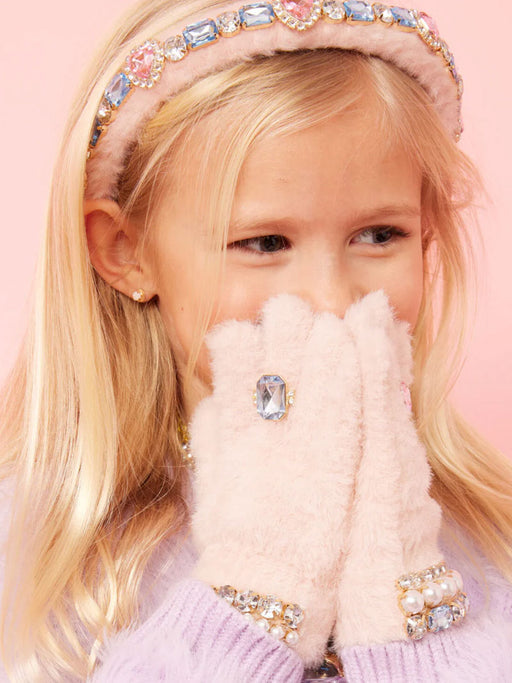 Cotton Candy Jeweled Gloves | Super Smalls